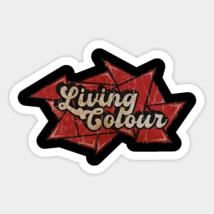 Living Colour - Red Diamond Sticker